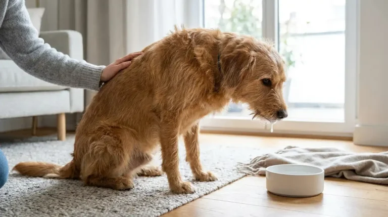 Dog Vomiting White Foam 1