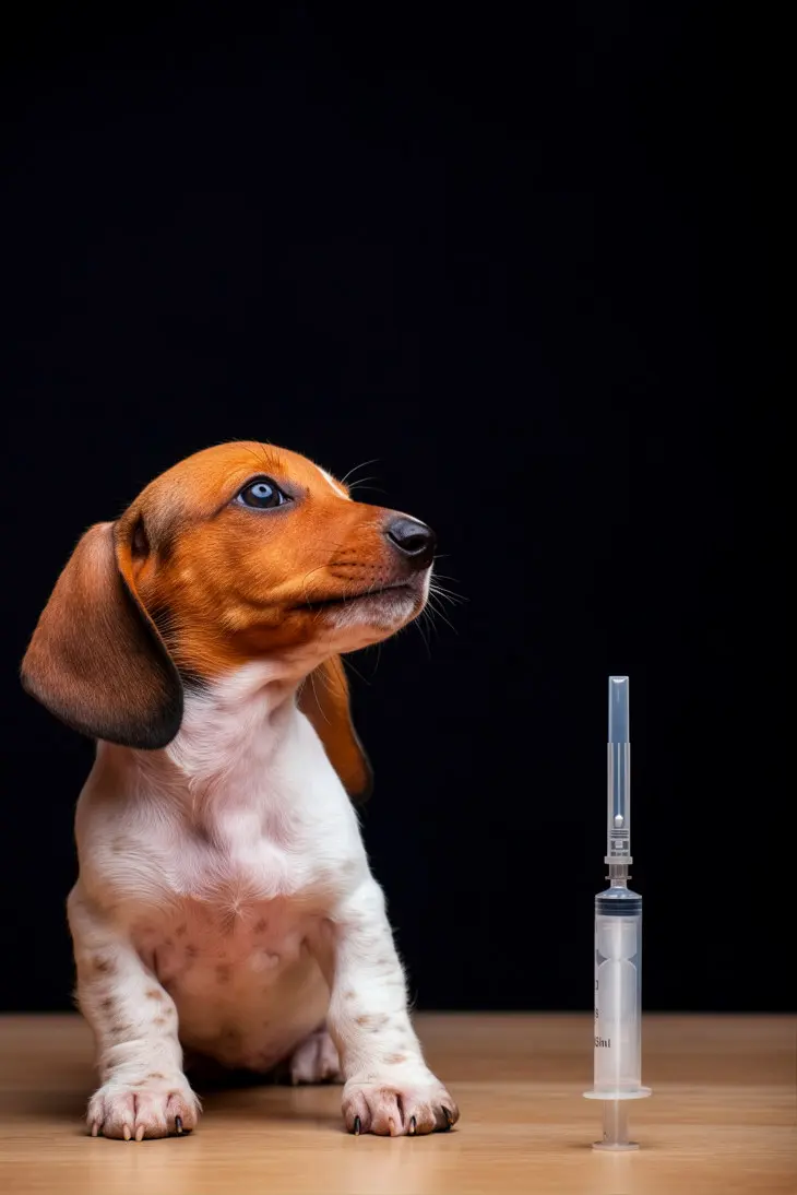 Dog showing signs of diabetes requiring clinical assessment