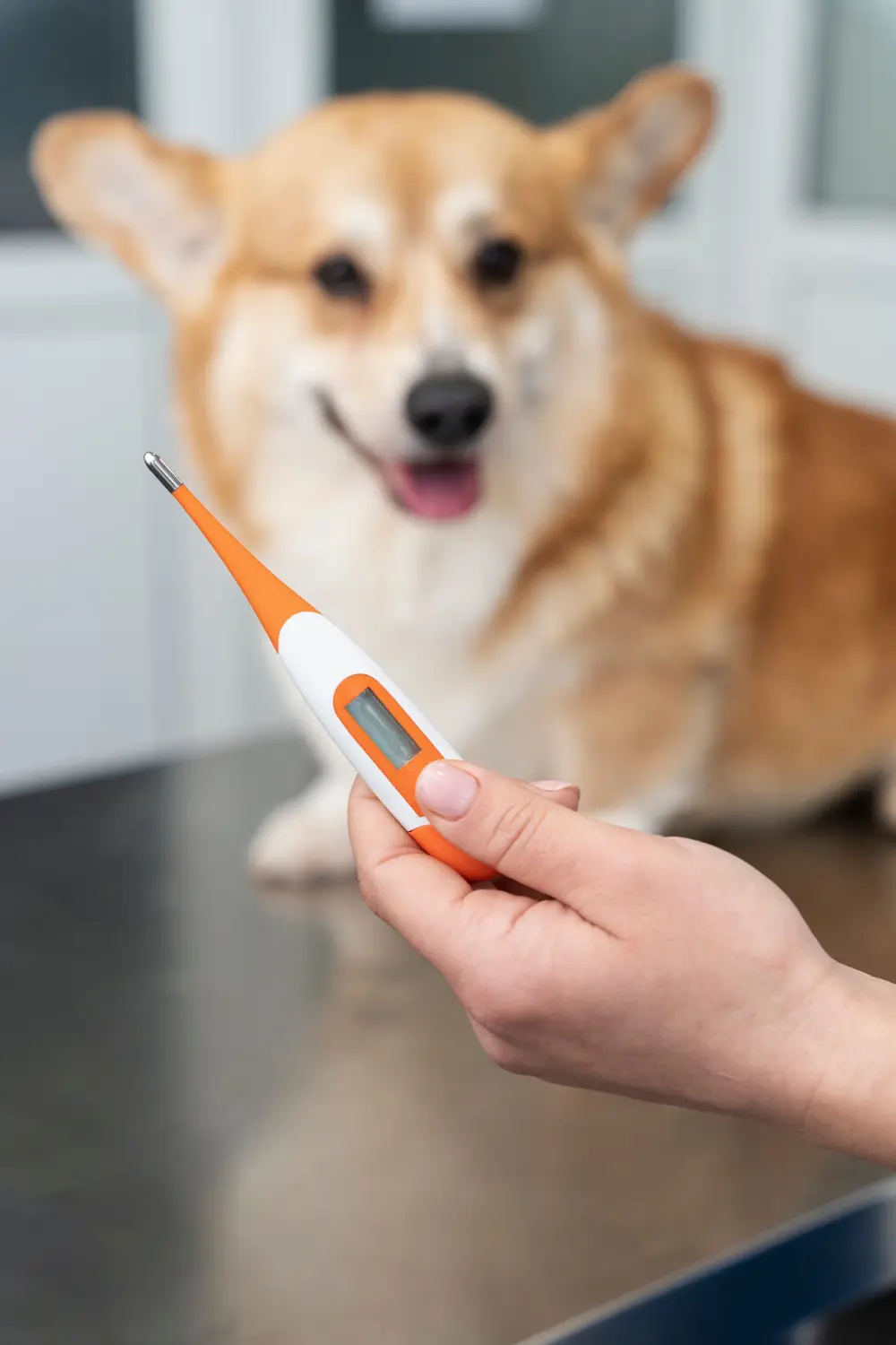 Dog with diabetes showing signs of diabetic ketoacidosis requiring emergency veterinary care
