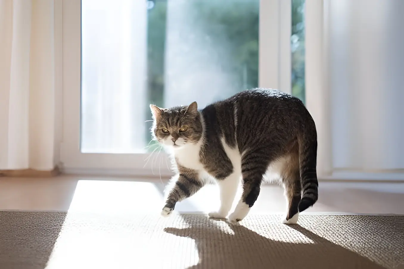 Cat walking in circles: clinical assessment and triage support